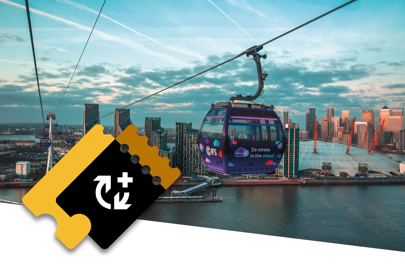 Uber Boat: Hop-On Hop-Off  + London Cable Car Roundtrip 